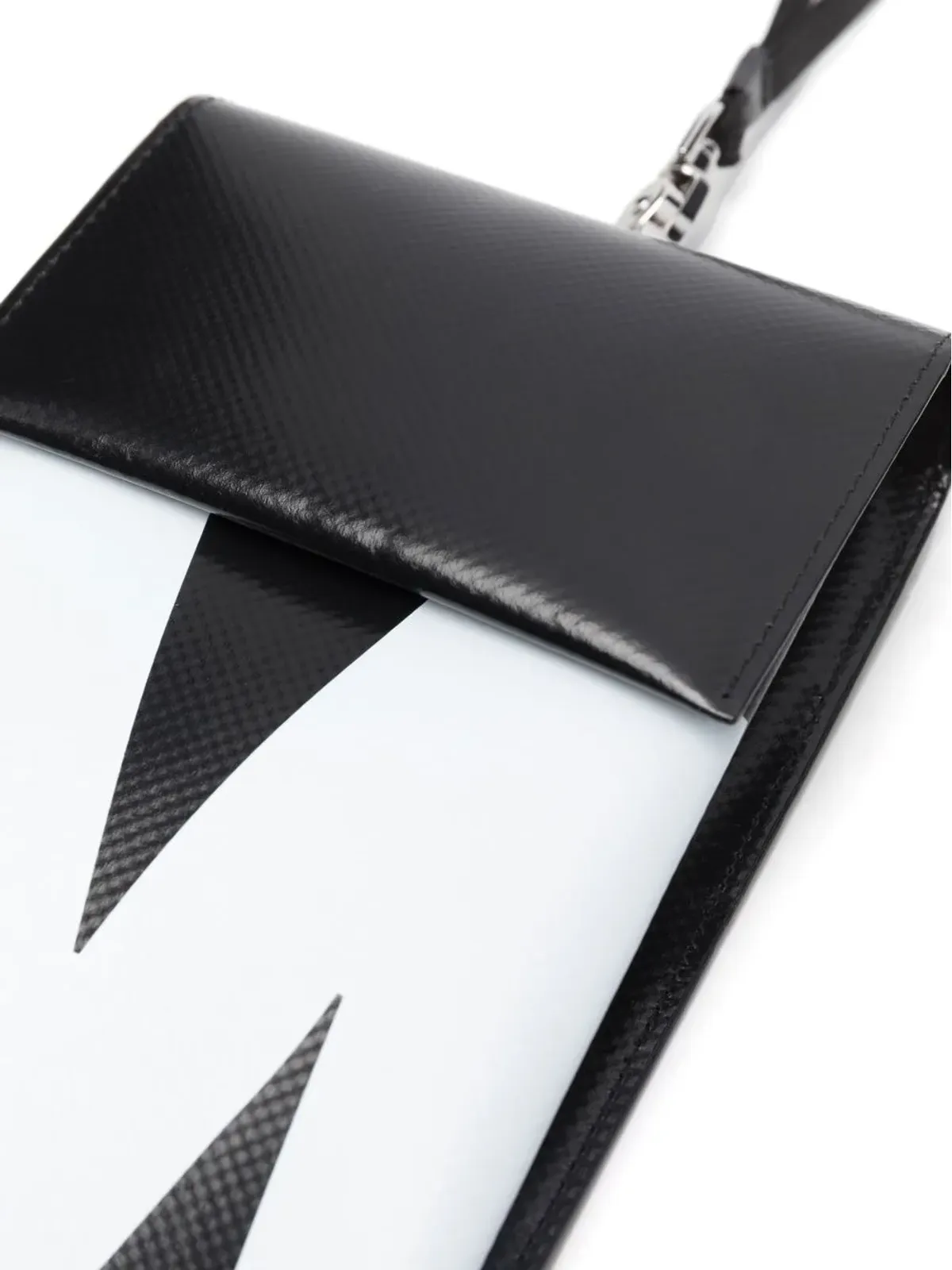 Marni ロゴプリント ネックストラップ カードホルダー - ブラック - 画像2