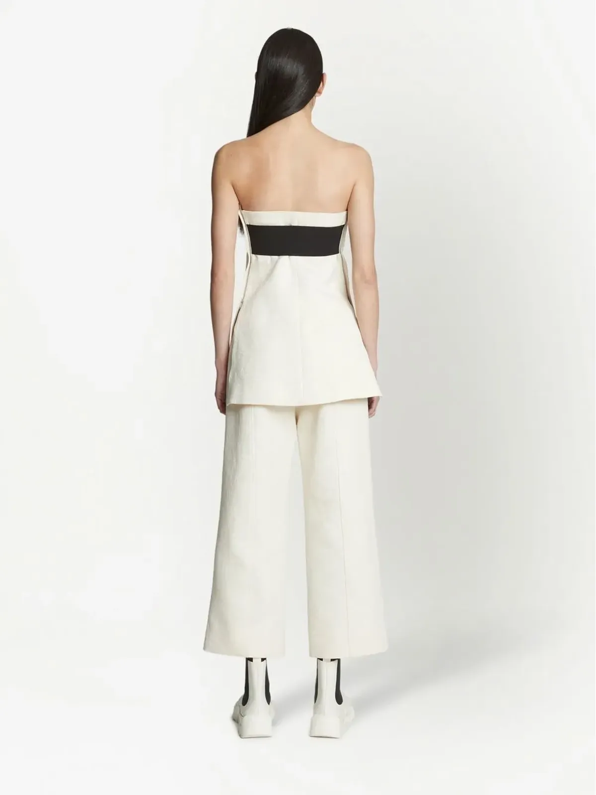 Proenza Schouler コットンウール混紡ジャカードパンツ - 画像4