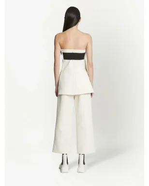 Proenza Schouler コットンウール混紡ジャカードパンツ - サムネイル4