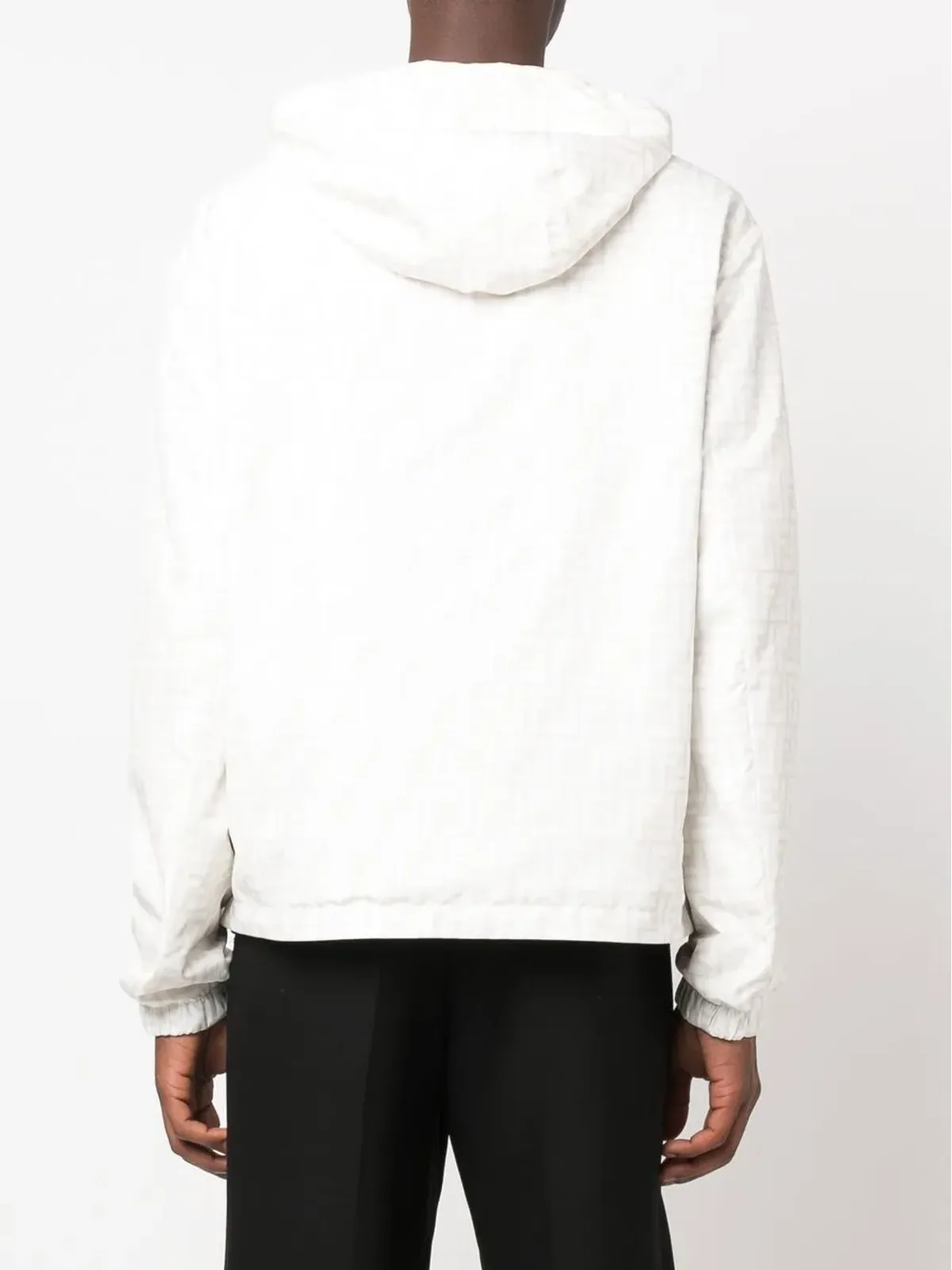 FENDI FF-logo print hooded jacket - 画像4