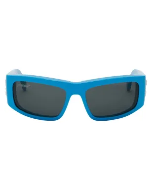 Off-White Eyewear Joseph square-frame sunglasses - Blue - サムネイル1