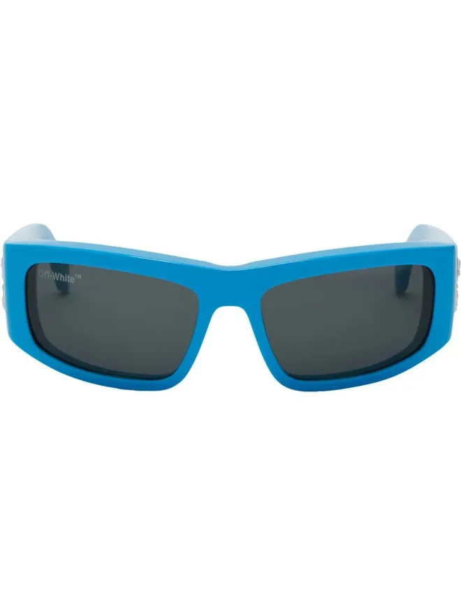 Off-White Eyewear Off-White Eyewear Joseph square-frame sunglasses - Blueの商品画像
