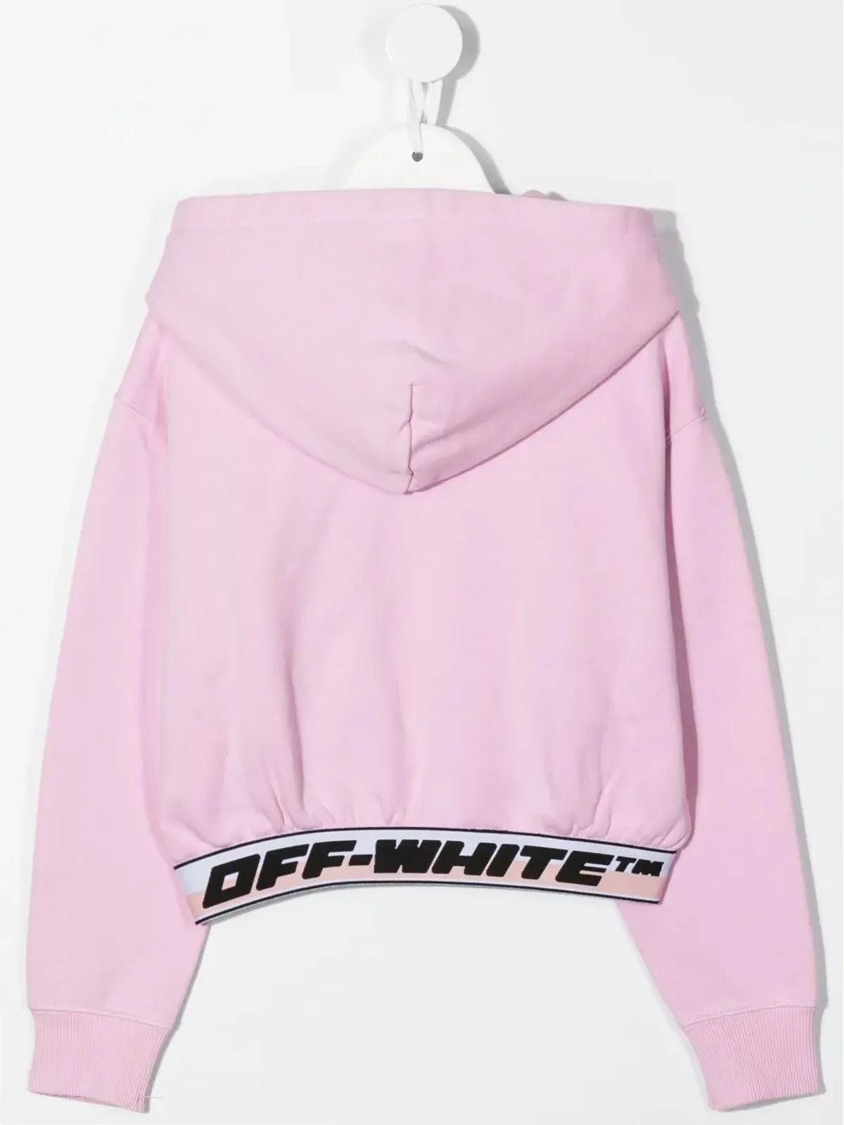 Off-White Kids ロゴウェストバンド コットン パーカー - 画像2