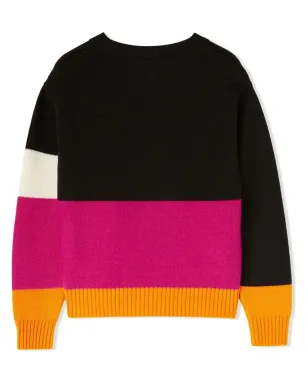 Off-White Kids カラーブロック クルーネック ジャンパー - サムネイル2