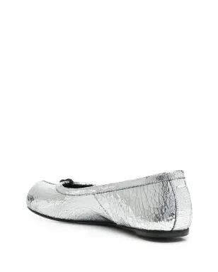 Maison Margiela タビ・ミラーエフェクト バレエシューズ - シルバー - サムネイル3