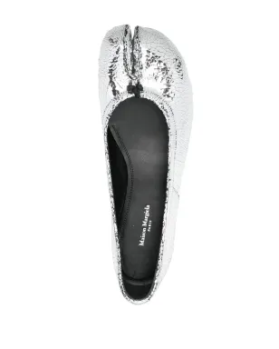 Maison Margiela タビ・ミラーエフェクト バレエシューズ - シルバー - サムネイル4