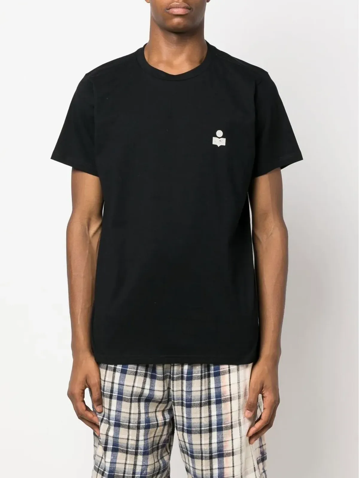 MARANT ZAFFERH ロゴプリント Tシャツ ブラック - 画像3
