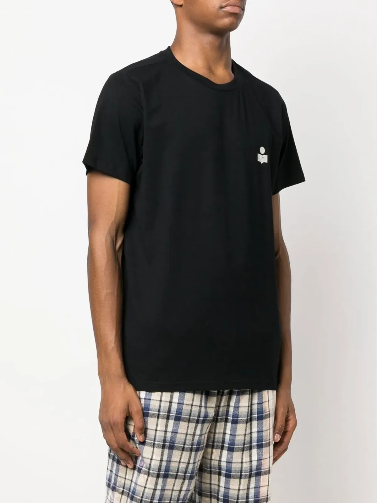 MARANT ZAFFERH ロゴプリント Tシャツ ブラック - 画像4