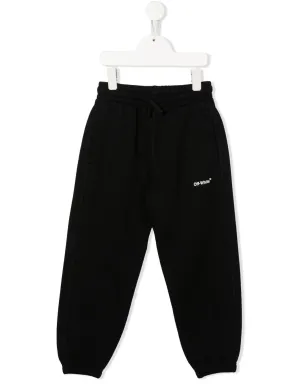 Off-White Kids Monster arrow-print track pants - Black - サムネイル1