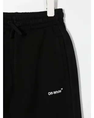 Off-White Kids Monster arrow-print track pants - Black - サムネイル3