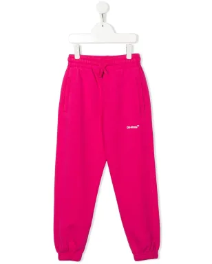 Off-White Kids ロゴプリント トラックパンツ - サムネイル1