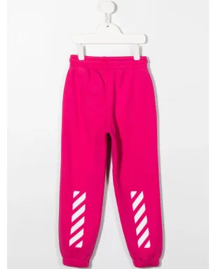 Off-White Kids ロゴプリント トラックパンツ - サムネイル2