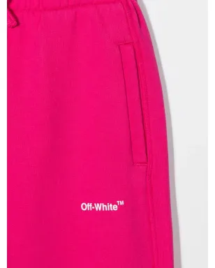 Off-White Kids ロゴプリント トラックパンツ - サムネイル3