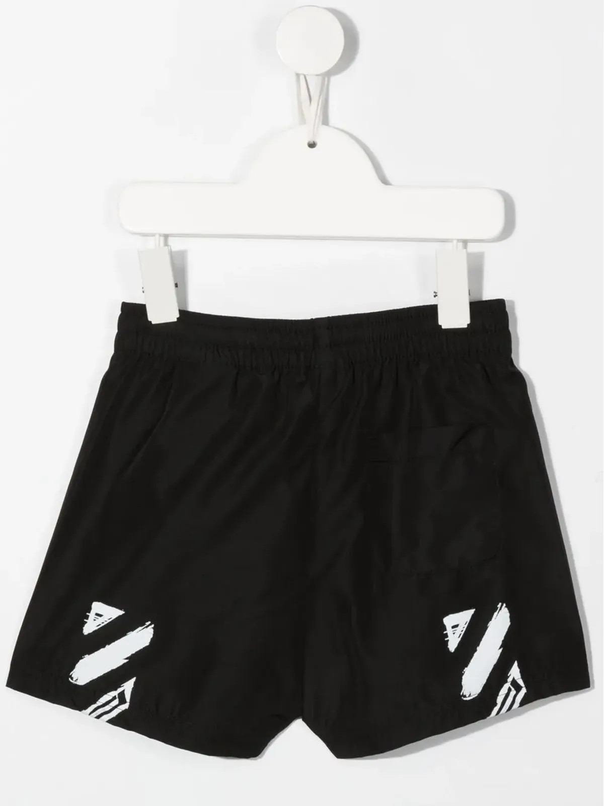 Off-White Kids ロゴプリント スイムショーツ - 画像2