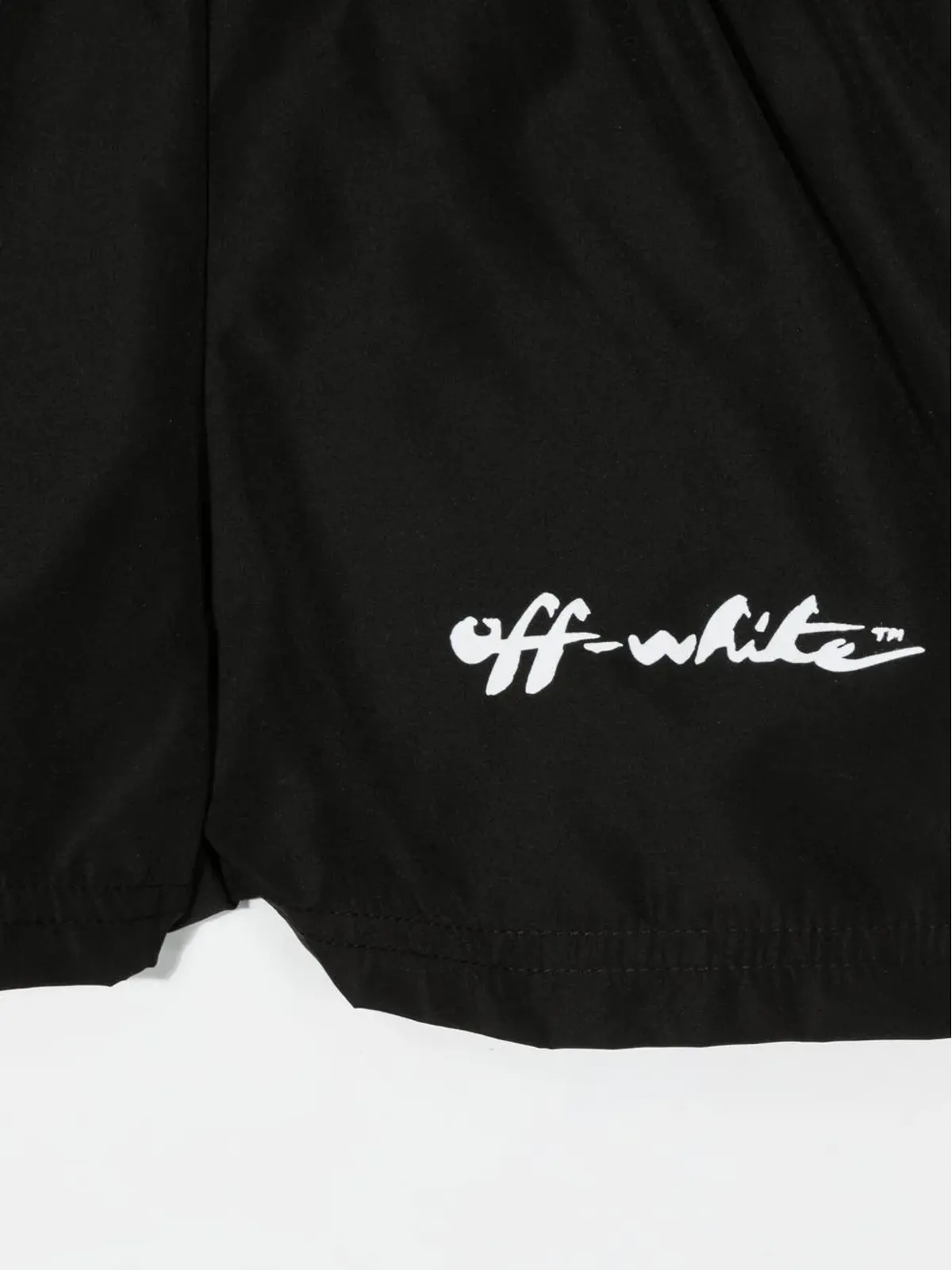 Off-White Kids ロゴプリント スイムショーツ - 画像3
