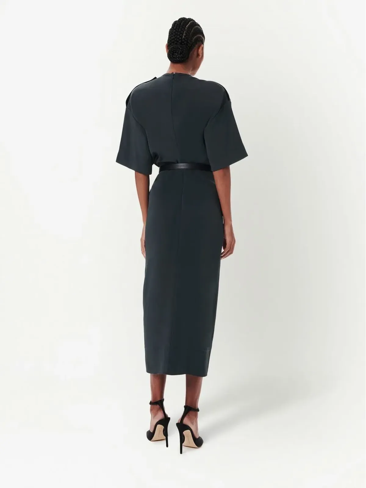 Victoria Beckham ユーティリティディテール ミディドレス - 画像3