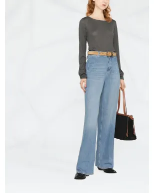 Brunello Cucinelli カシミア混紡ニットトップ - サムネイル2