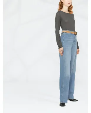 Brunello Cucinelli カシミア混紡ニットトップ - サムネイル4