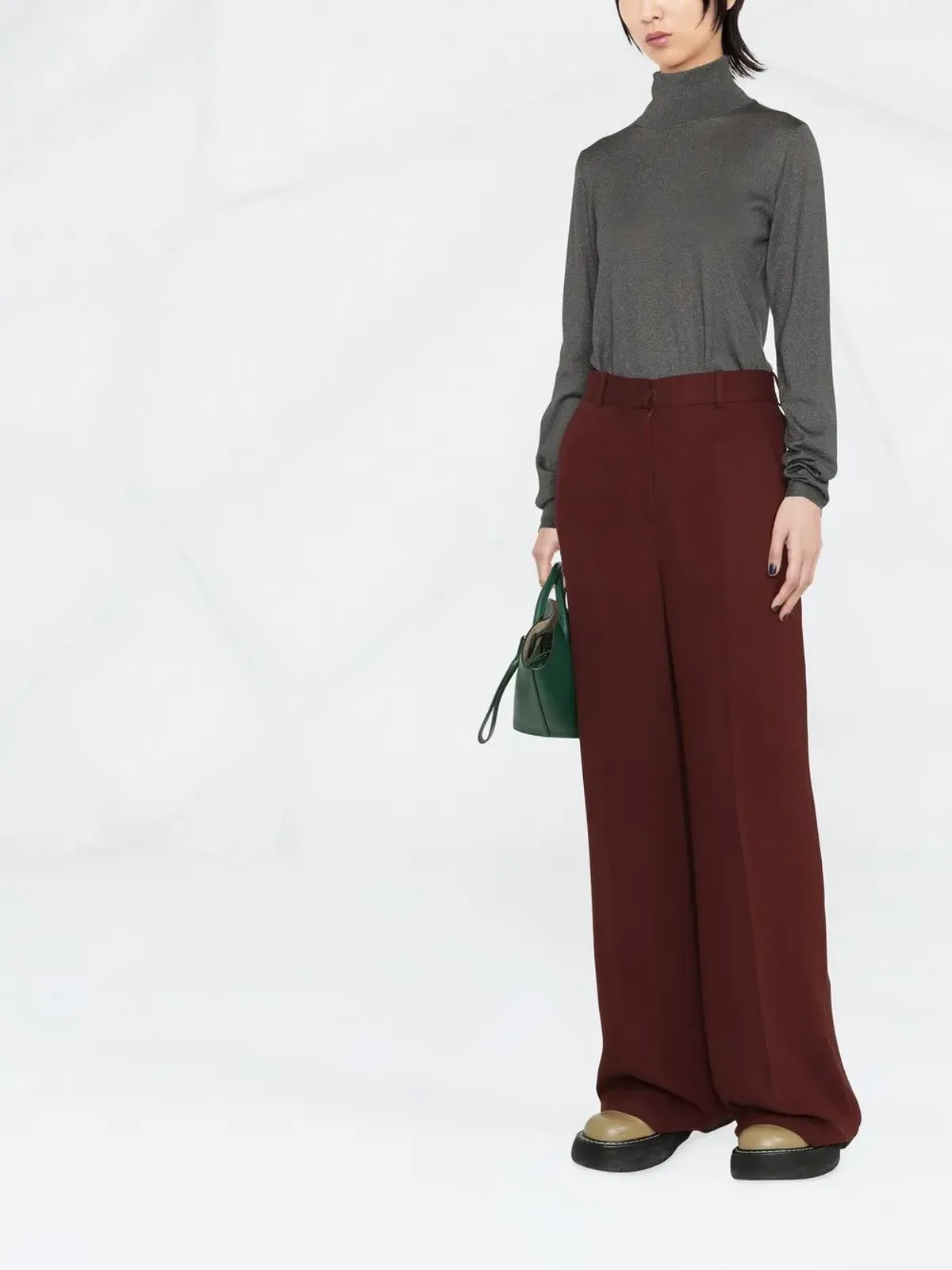 Brunello Cucinelli ロールネック カシミヤ セーター - 画像2