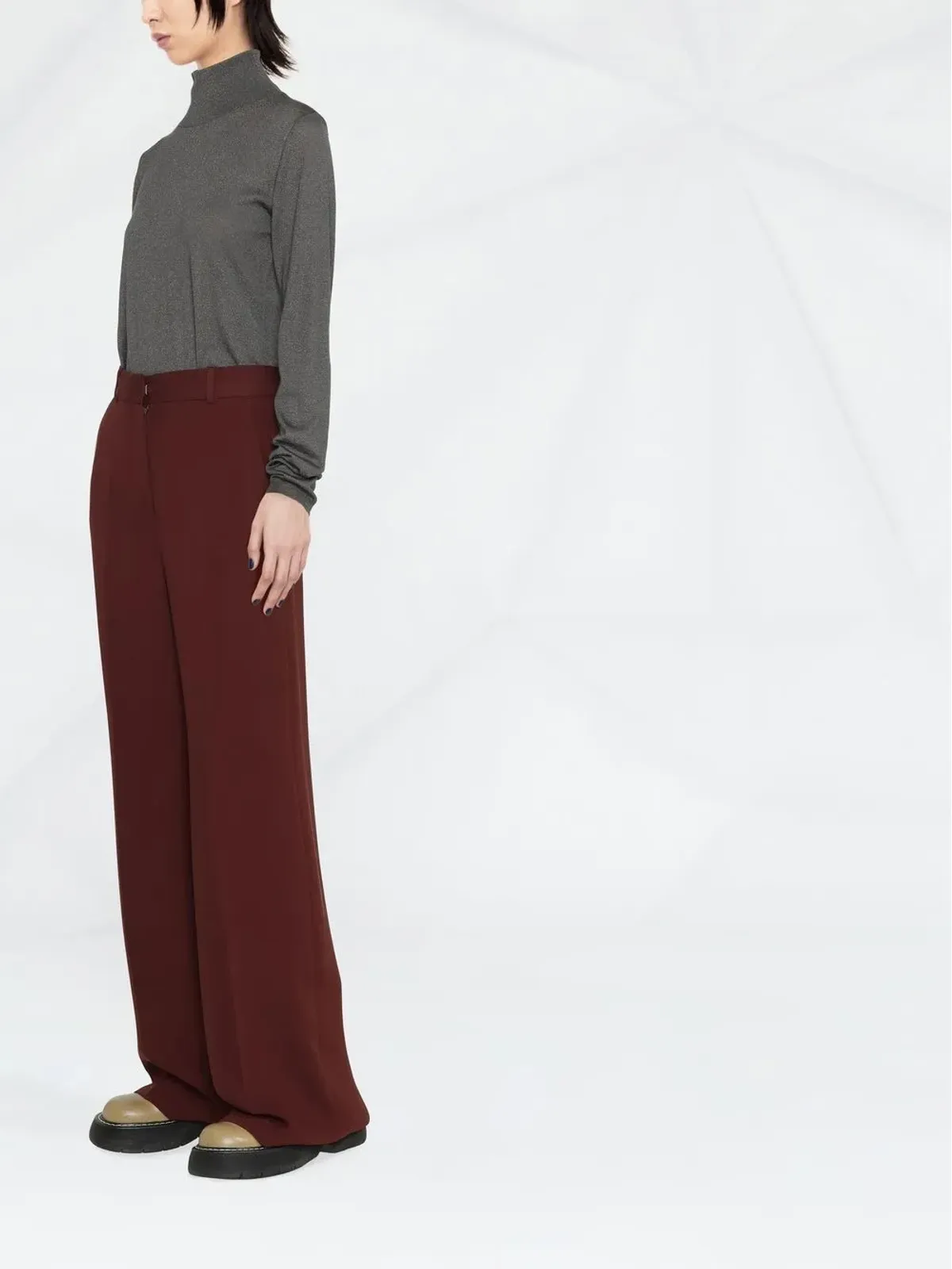 Brunello Cucinelli ロールネック カシミヤ セーター - 画像3