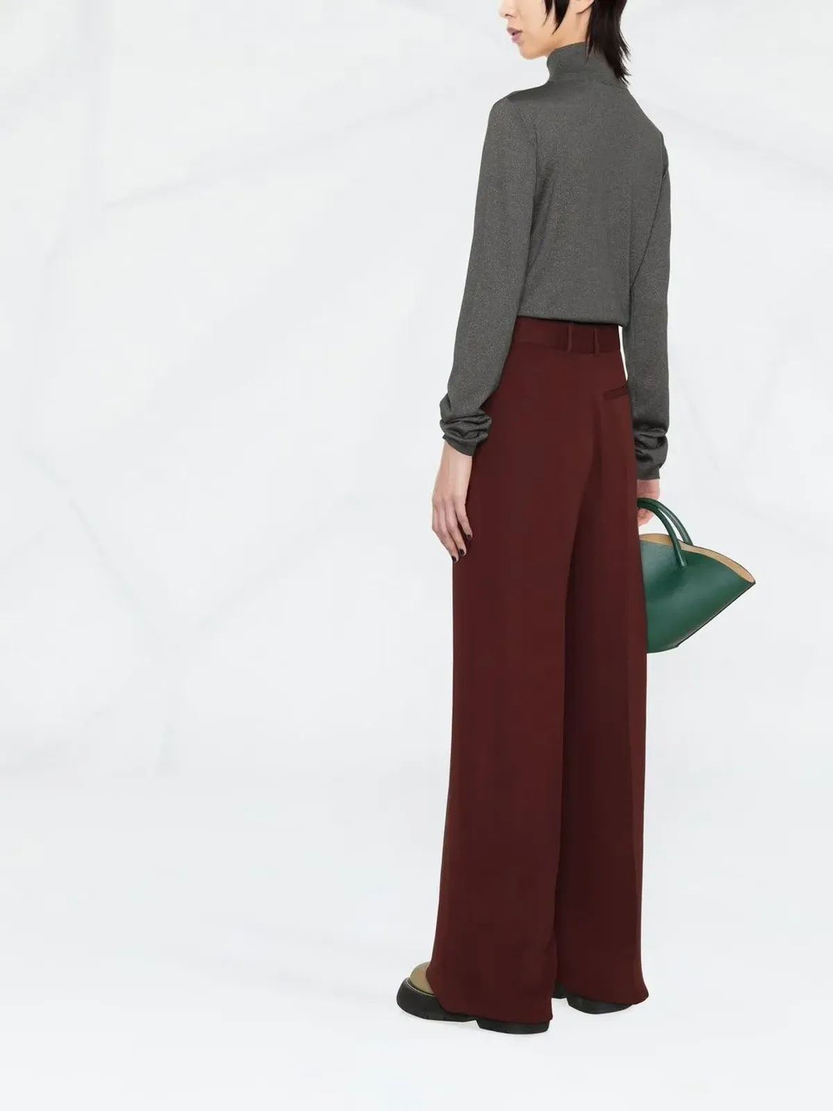 Brunello Cucinelli ロールネック カシミヤ セーター - 画像4
