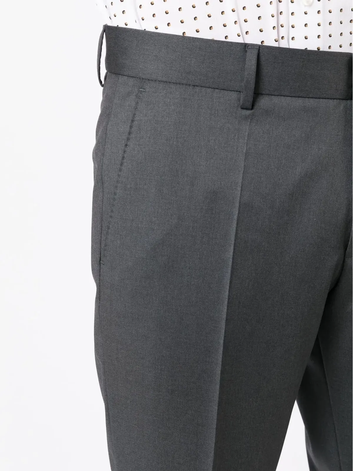 BOSS ストレートレッグ テーラードパンツ - グレー - 画像5