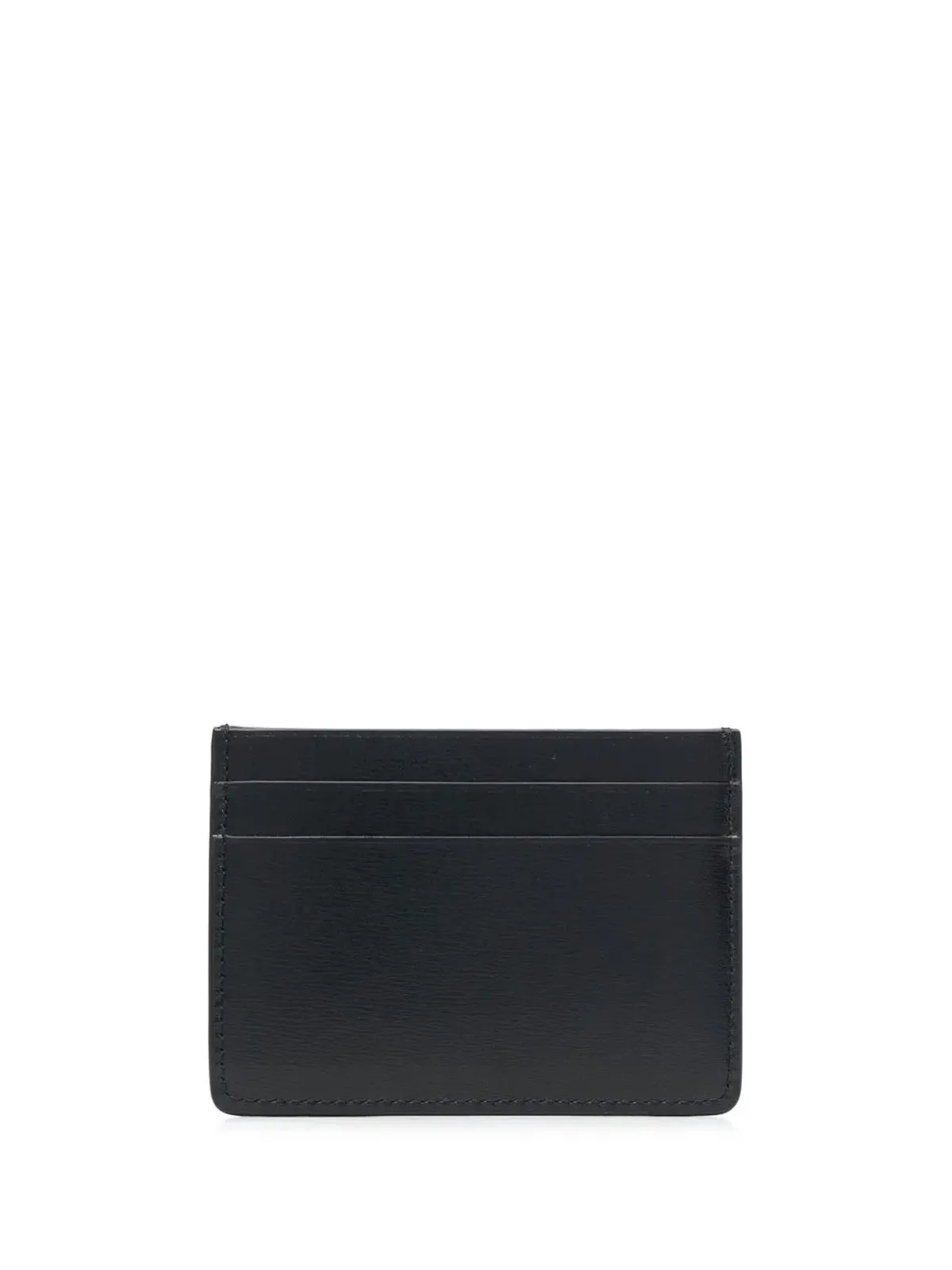Jil Sander ロゴレタリング レザー カードホルダー - Black - 画像2