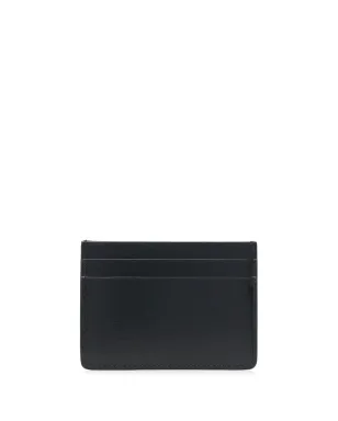 Jil Sander ロゴレタリング レザー カードホルダー - Black - サムネイル2