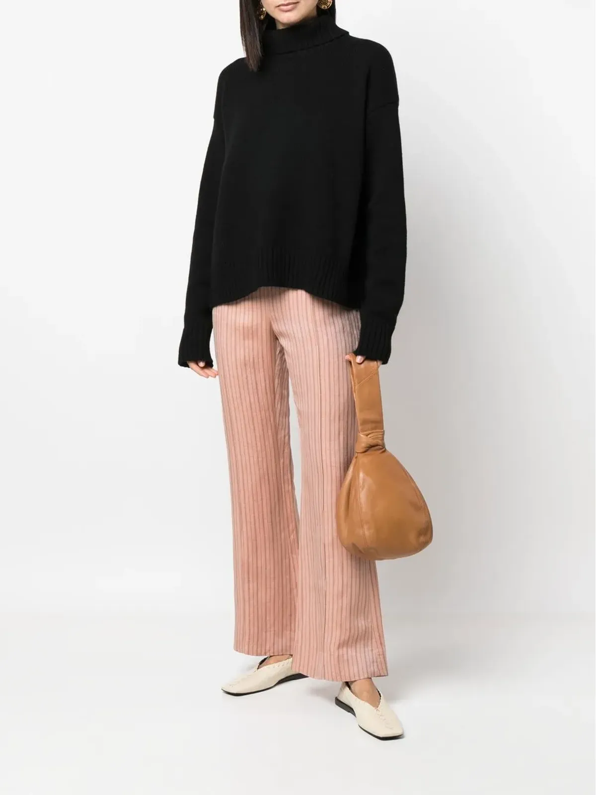 Jil Sander ロールネック・ルーズフィット ジャンパー - 画像2