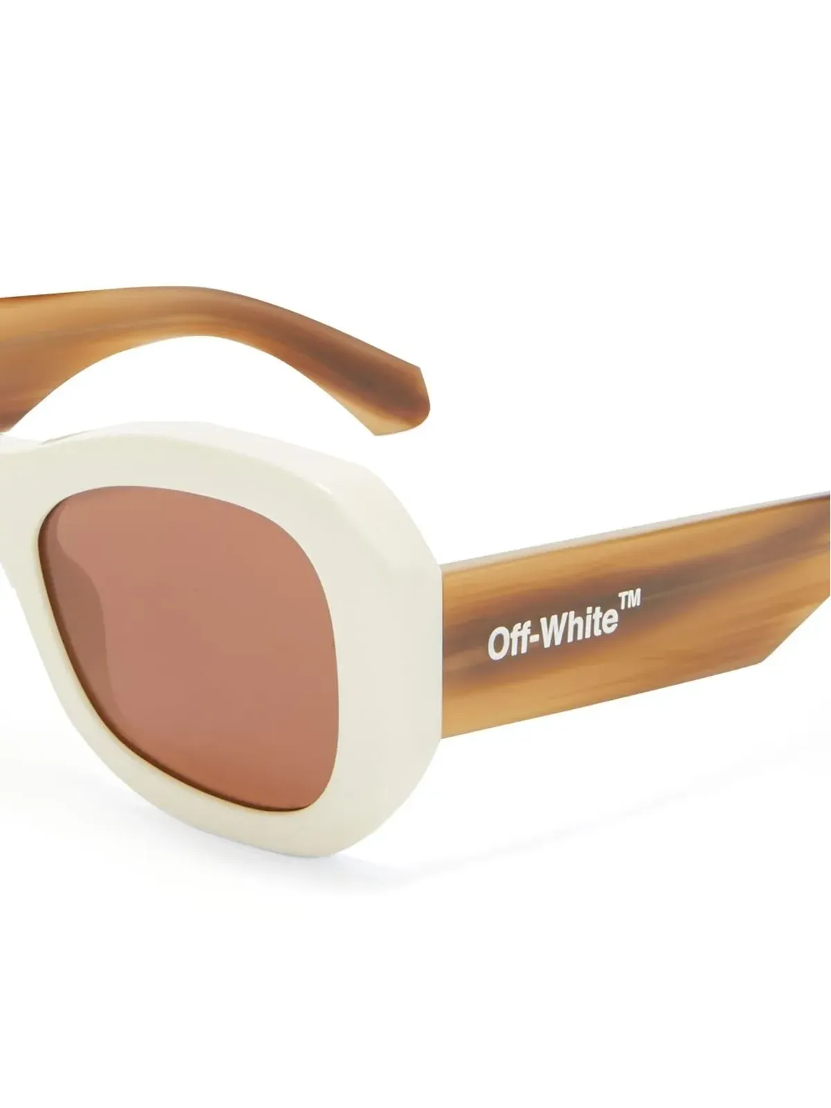 Off-White Eyewear ロゴプリントサングラス - 画像2