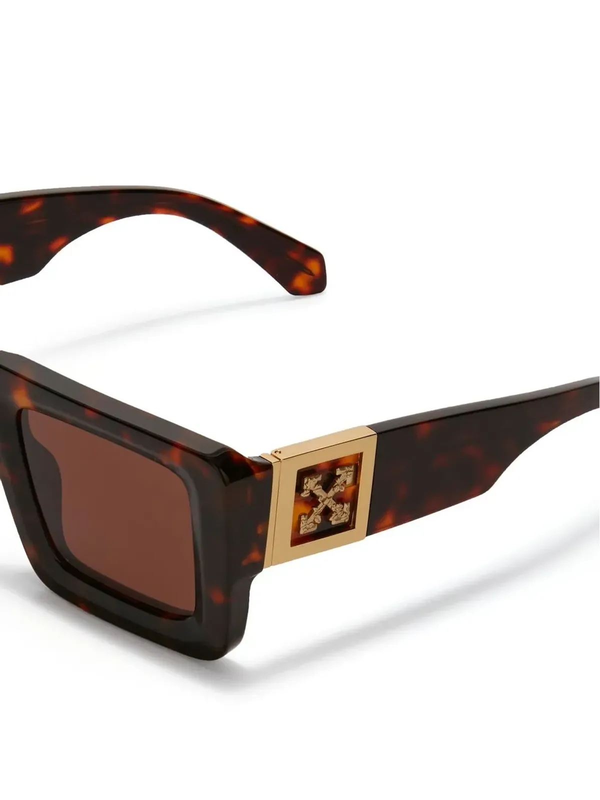 Off-White Eyewear アローズモチーフ ティントサングラス - 画像2