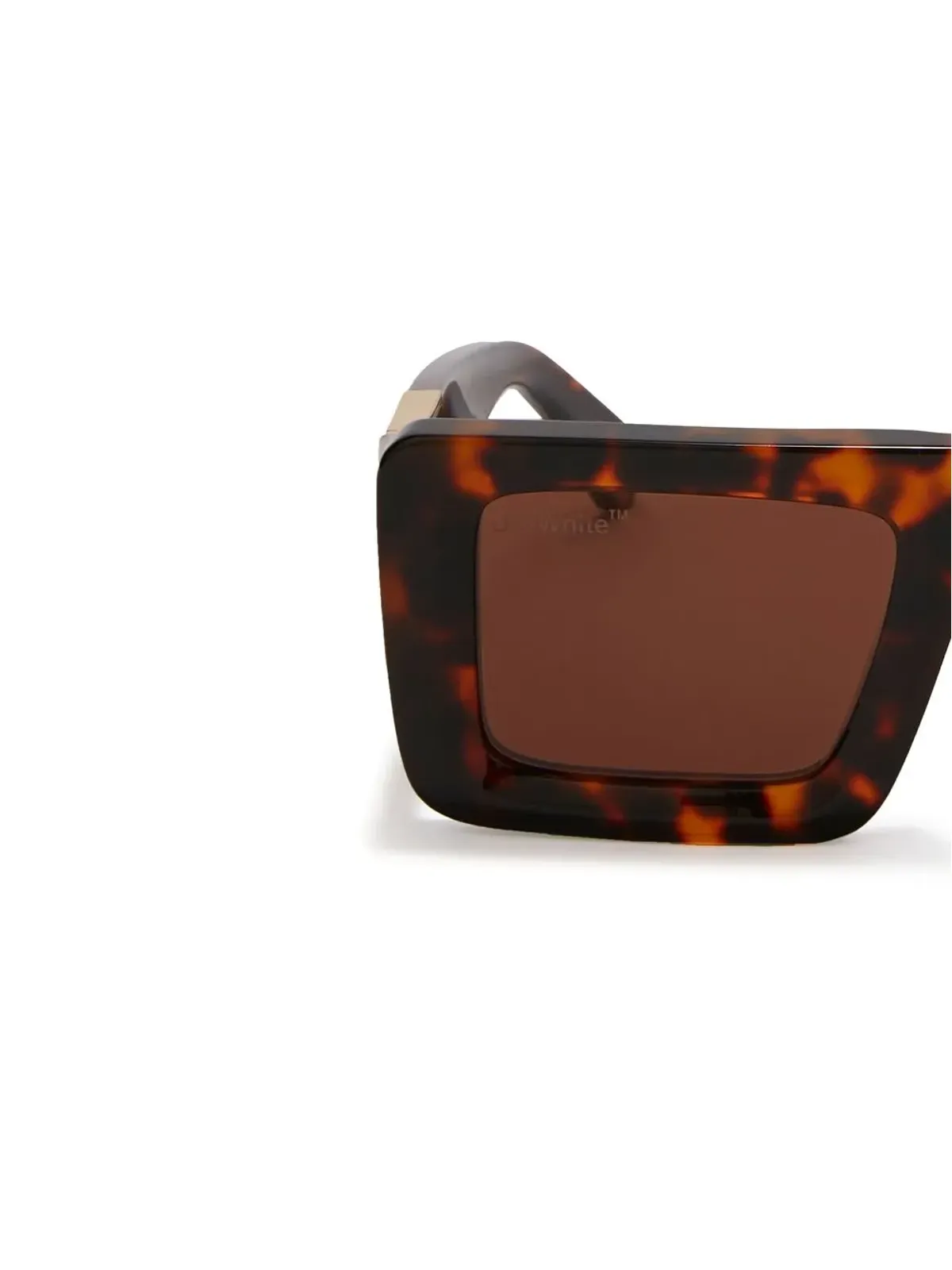 Off-White Eyewear アローズモチーフ ティントサングラス - 画像3