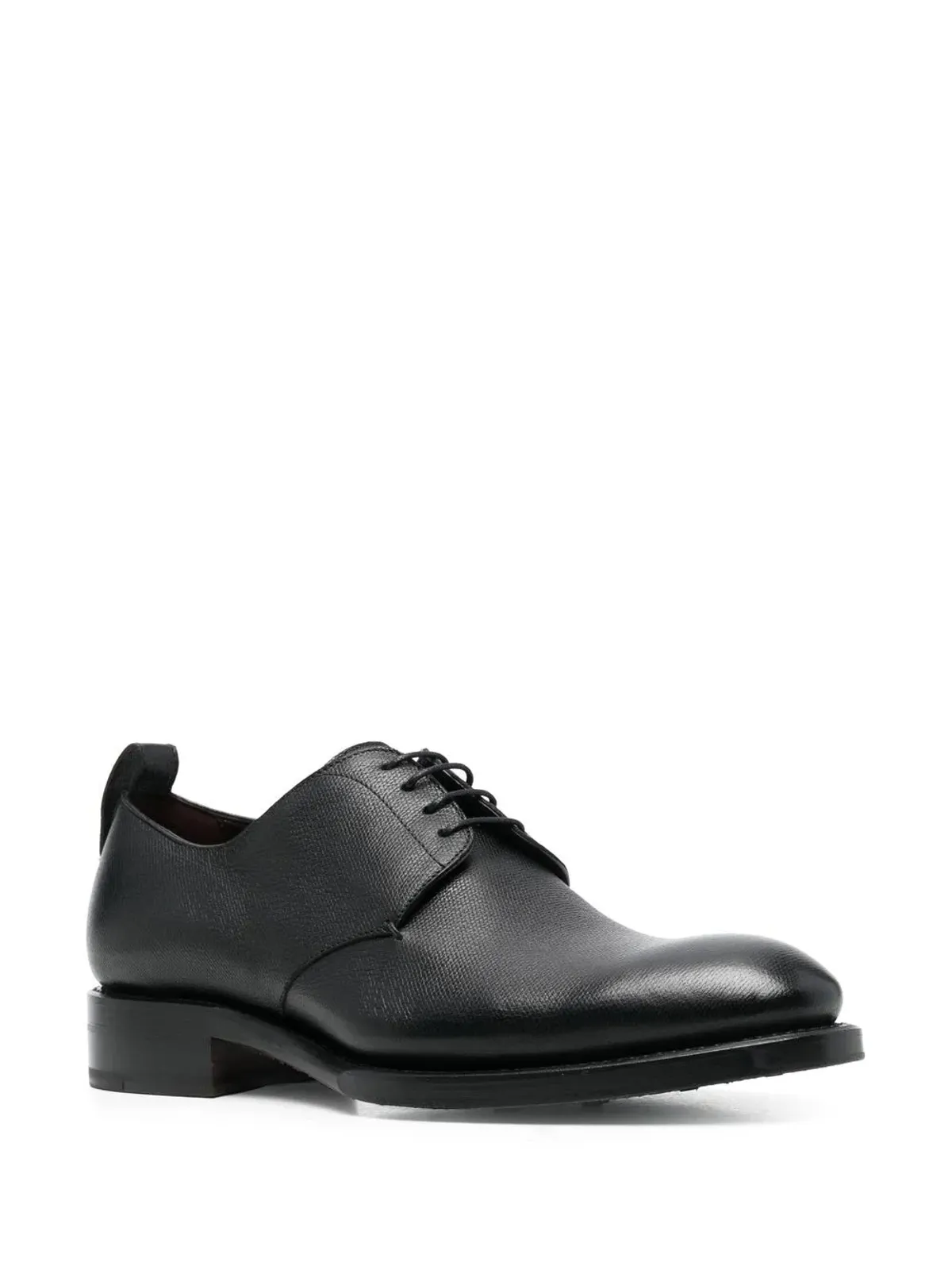 Brioni レザー ダービーシューズ - ブラック - 画像2