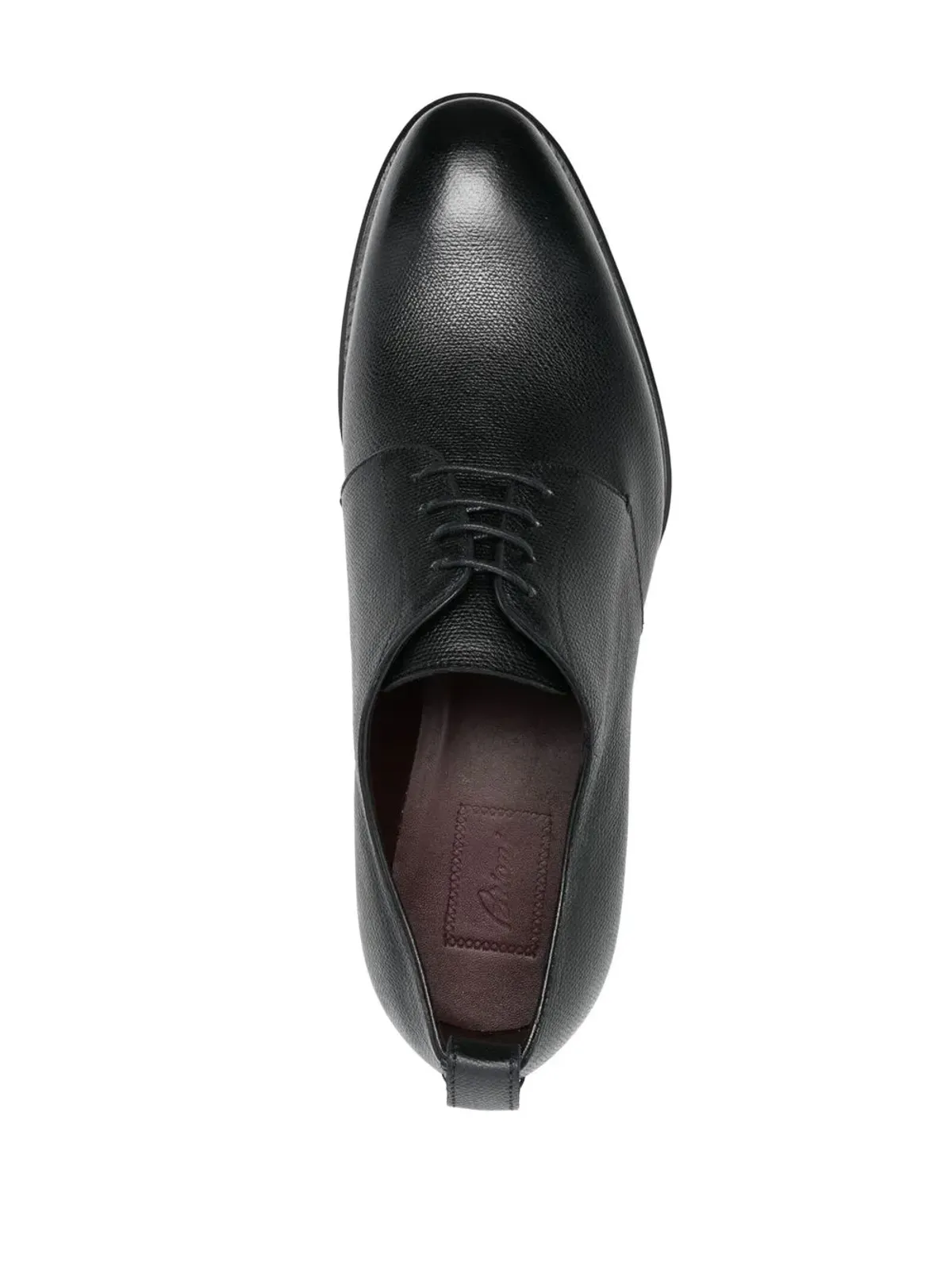 Brioni レザー ダービーシューズ - ブラック - 画像4