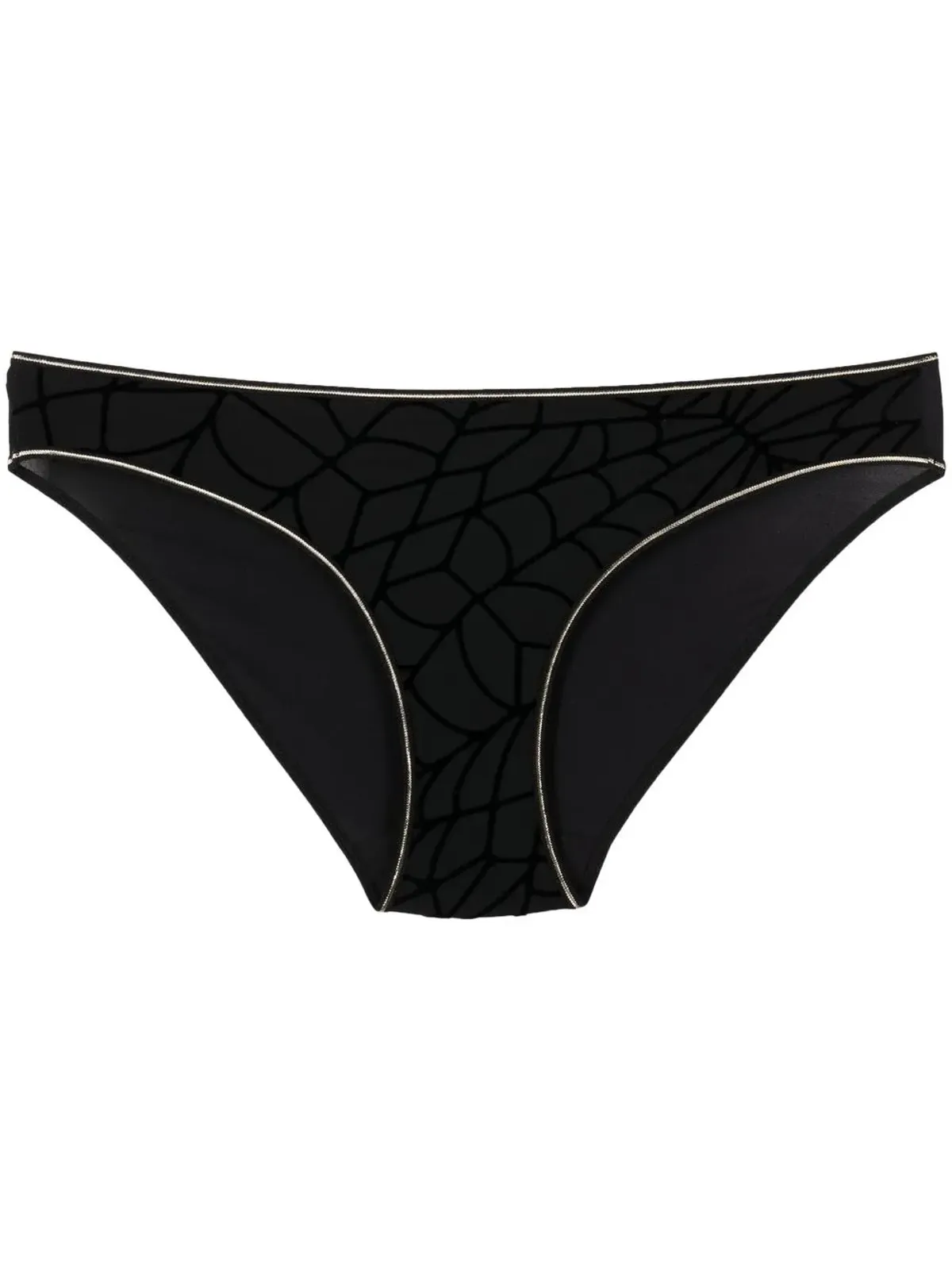 Marlies Dekkers アドベンチャーズ ベルベットディテール ブリーフ - ブラック - 画像1