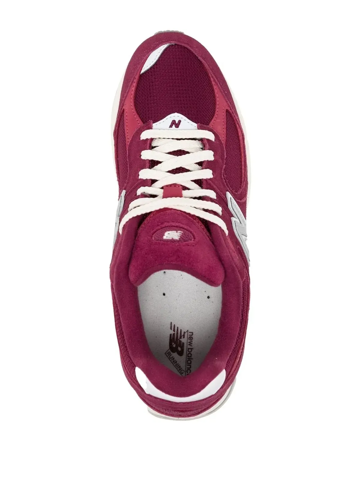 New Balance 2002R ボルドー色スニーカー - 画像4