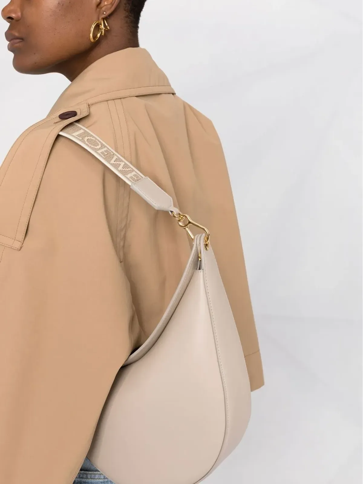 LOEWE Luna曲線ショルダーバッグ - 画像3