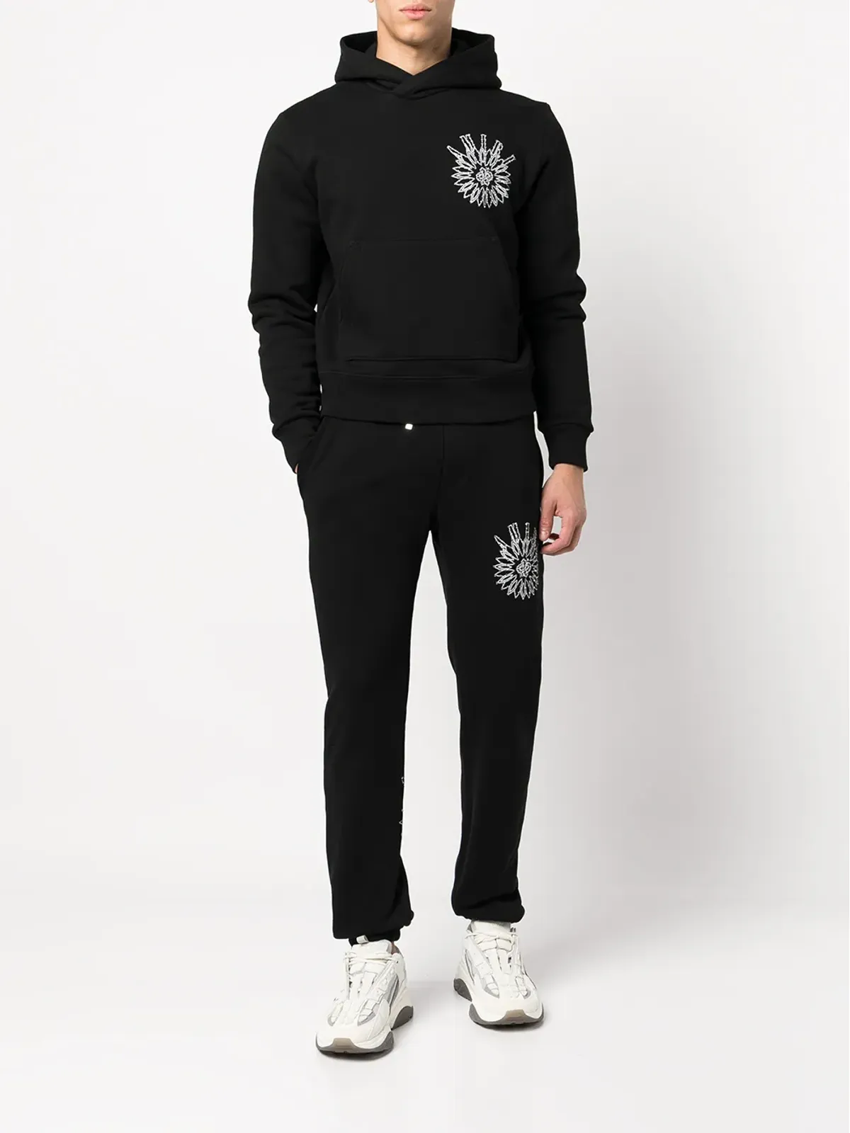 AMIRI スリムカット ロゴプリント トラックパンツ - 画像2