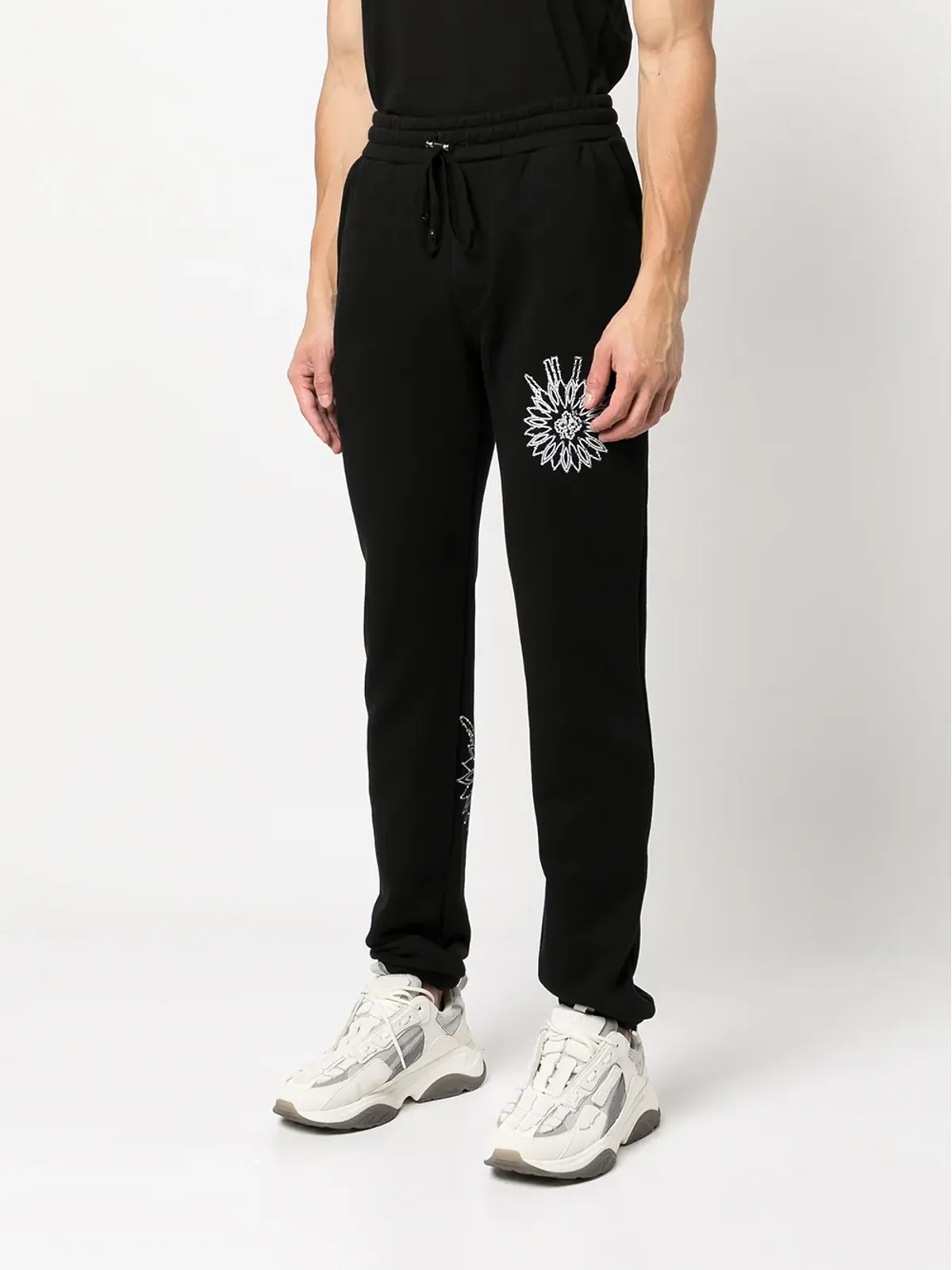AMIRI スリムカット ロゴプリント トラックパンツ - 画像3