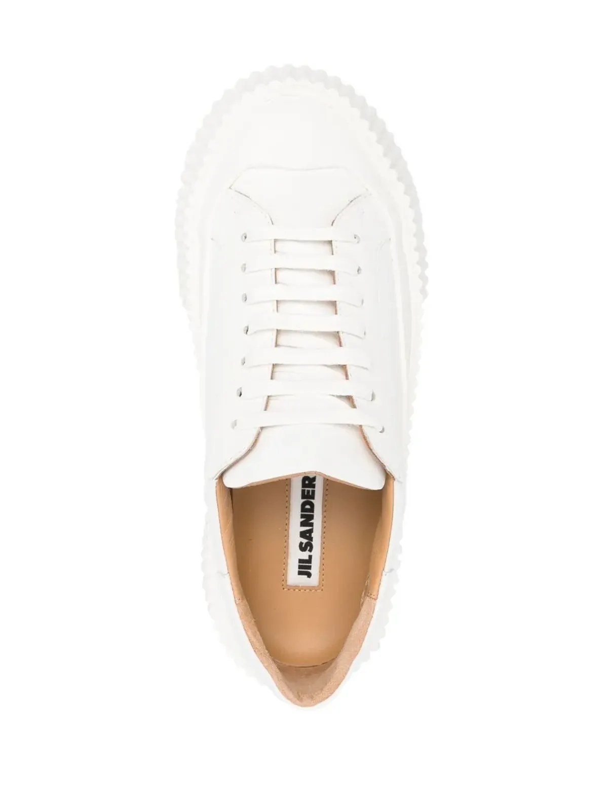 Jil Sander ロー・トップ レースアップスニーカー - 画像4