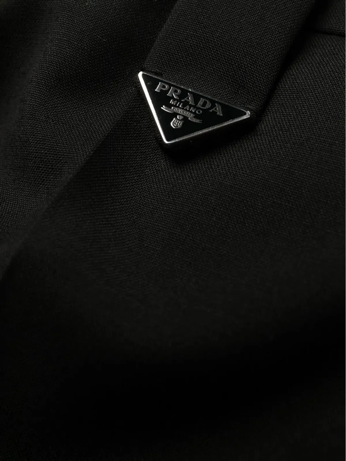 Prada テーラード ロゴプレート トラウザーズ - 画像5