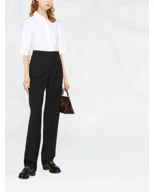 Prada テーラード ロゴプレート トラウザーズ - サムネイル2