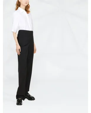 Prada テーラード ロゴプレート トラウザーズ - サムネイル4
