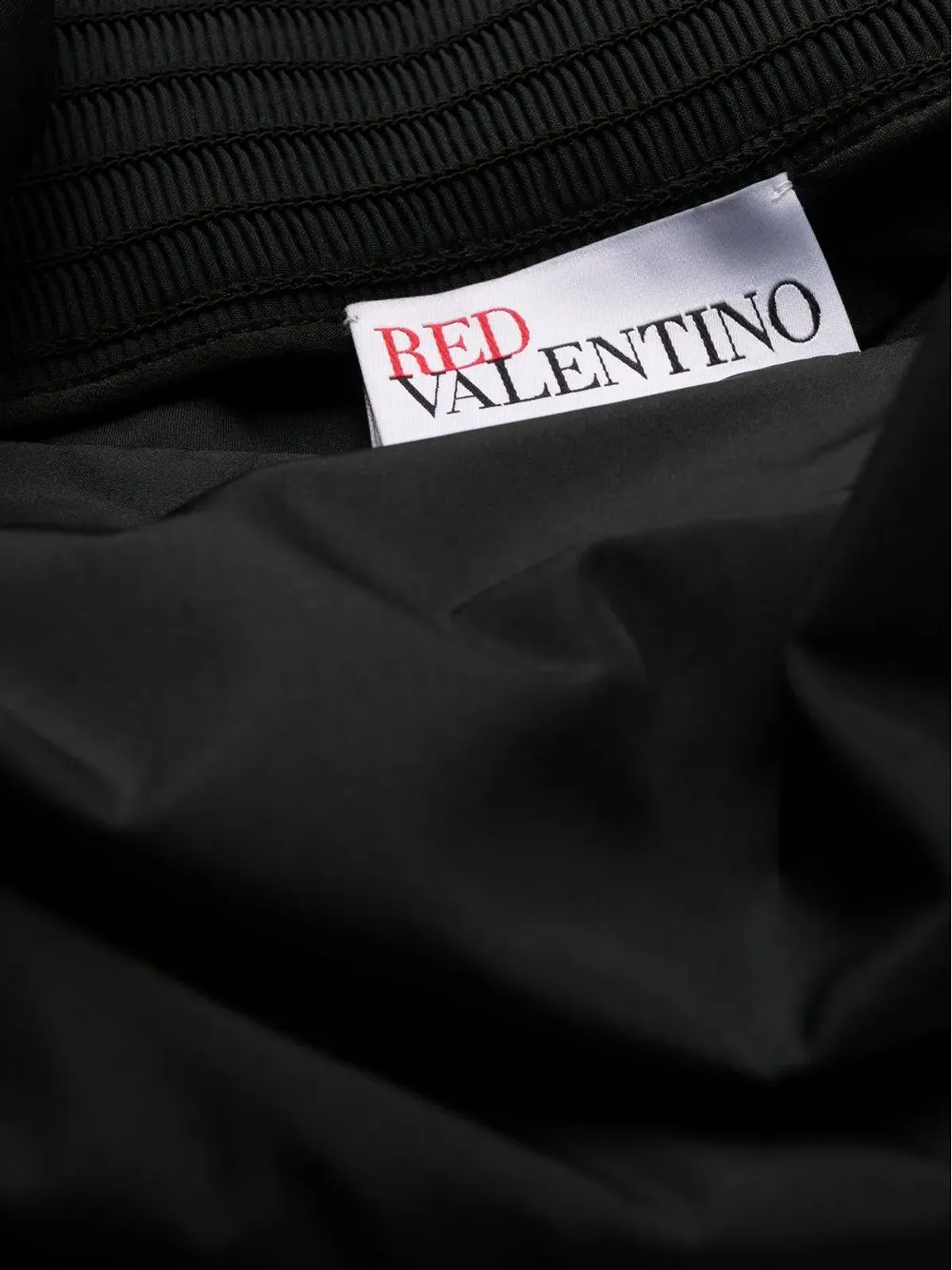 RED Valentino strapless bow-detail minidress - Black - 画像5