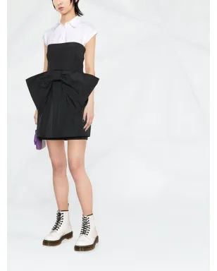 RED Valentino strapless bow-detail minidress - Black - サムネイル2