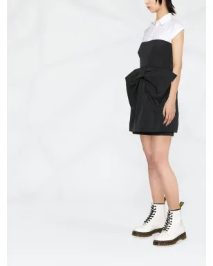 RED Valentino strapless bow-detail minidress - Black - サムネイル3