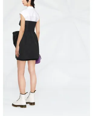 RED Valentino strapless bow-detail minidress - Black - サムネイル4