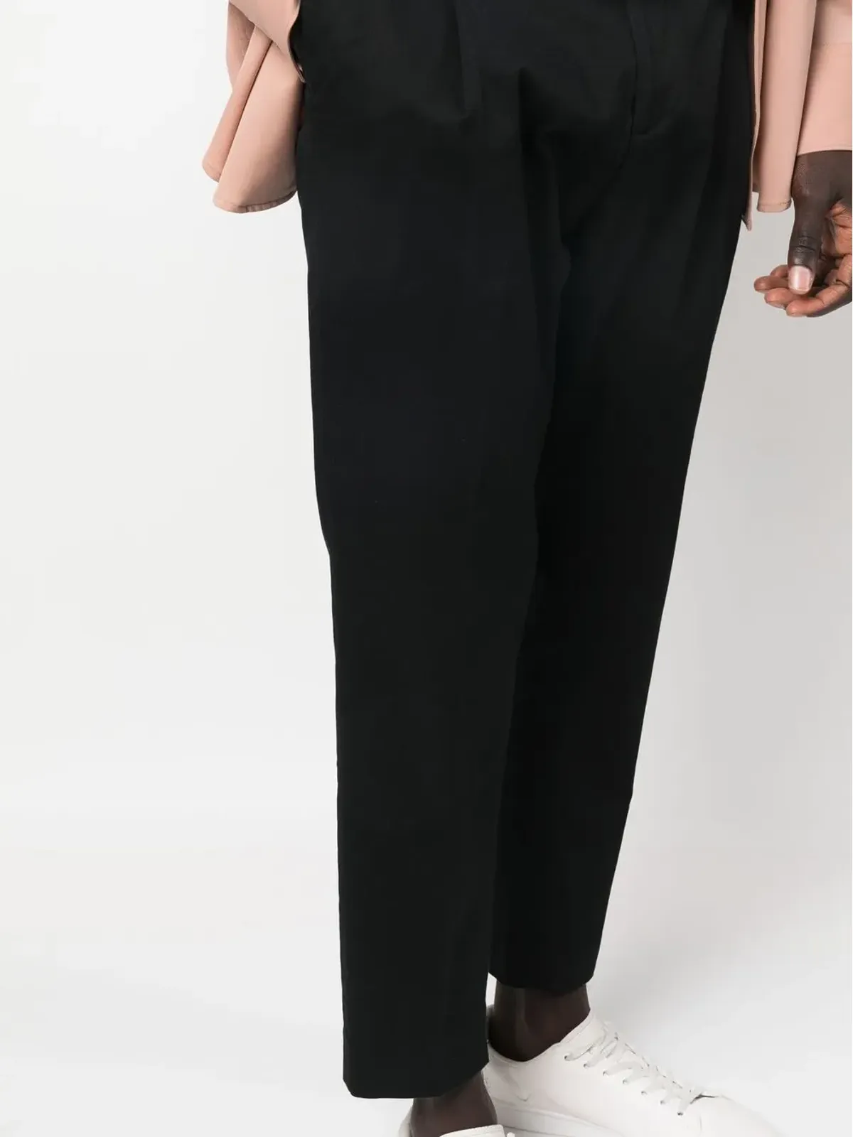 Low Brand concealed-front fastening trousers - Black - 画像5