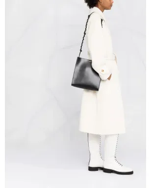 Jil Sander ロゴプリント レザー ショルダーバッグ - サムネイル2