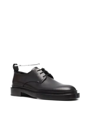 Jil Sander ハードウェアディテール ダービーシューズ ブラック - サムネイル2